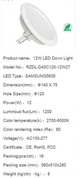 LED DownLighters