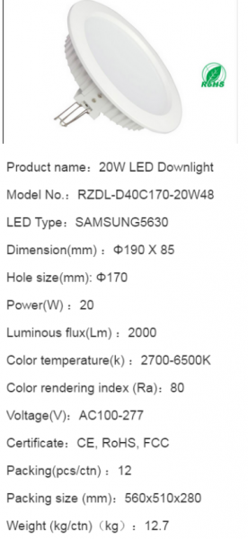 LED DownLighters