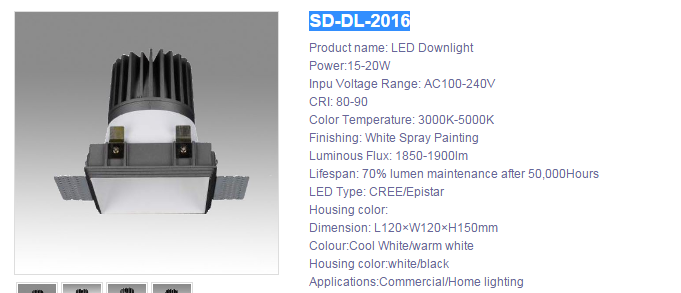 LED DownLighters