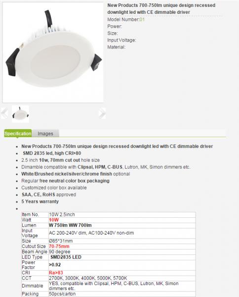 LED DownLighters