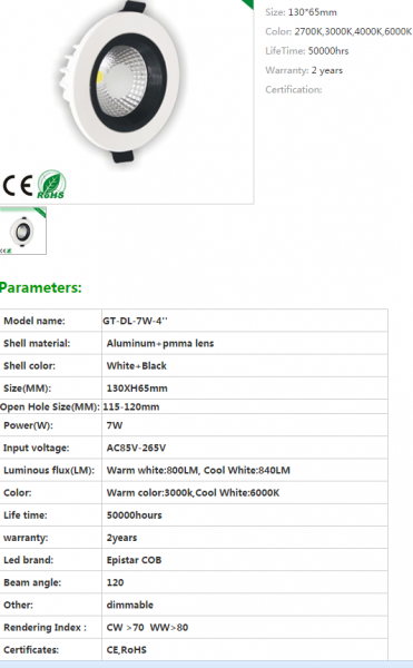 LED DownLighters