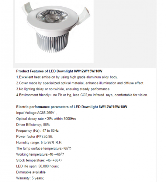 LED DownLighters