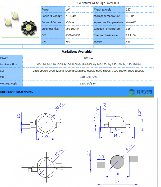 High Power LED