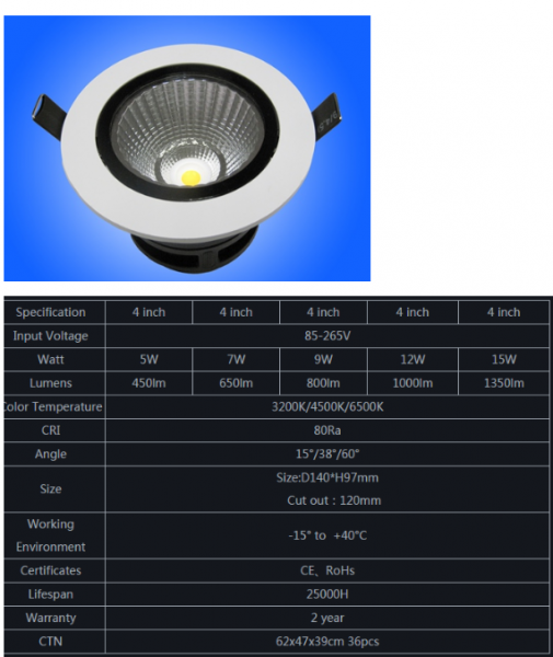 LED DownLighters