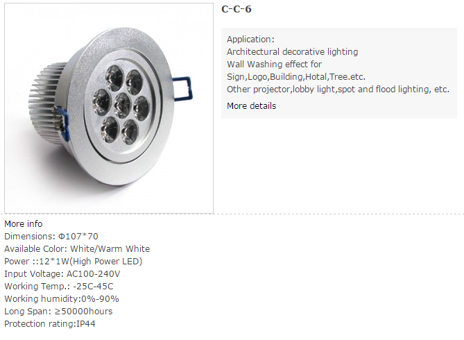 LED DownLighters