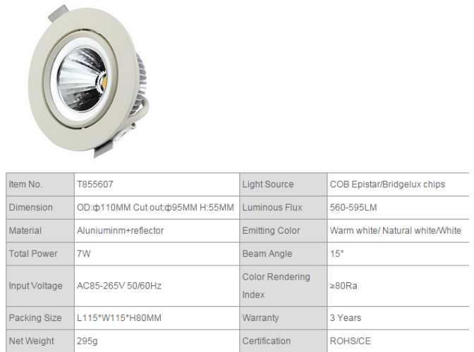 LED DownLighters