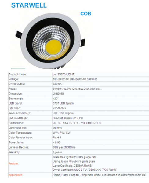 LED DownLighters