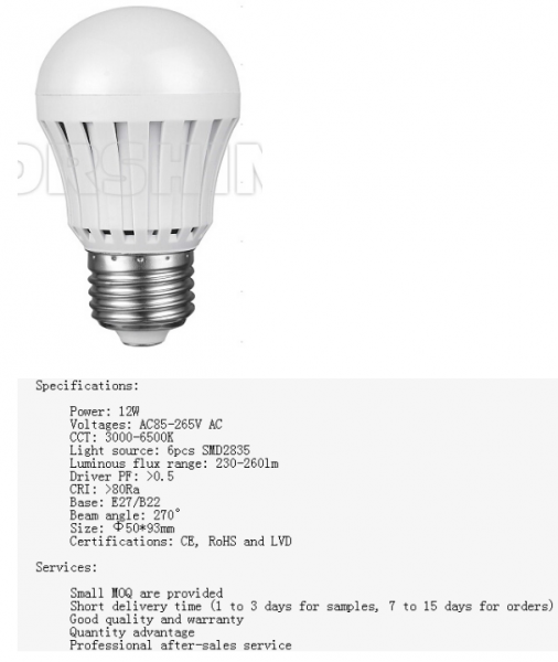 LED Bulb Lights