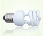 HALF spiral energy saving lamp