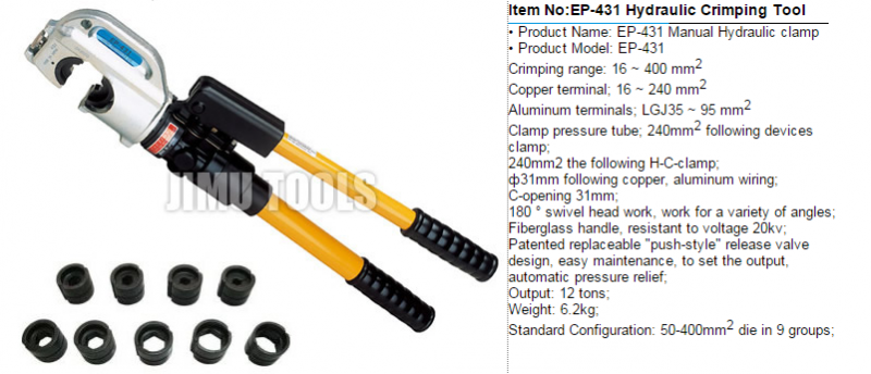 Hydraulic Crimping Tool