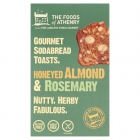 Honeyed Almond & Rosemary Soda Bread Toasts