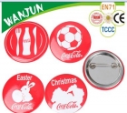 Coke promotion button pin