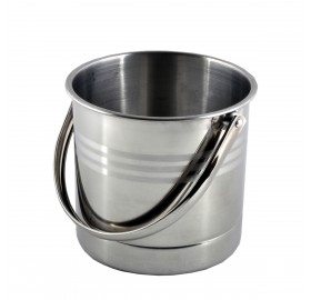 Ice Bucket & Handle 13cm S/s