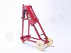 Mobile hose reel machine