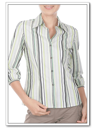 Lady's Shirt-OL D7636