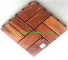 Acacia decking tiles 8 slats