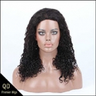 Chinese Virgin Hair 15mm curl glueless cap full lace wigs