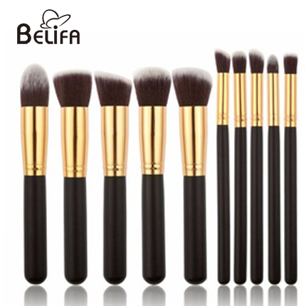 10pcs makeup brush set