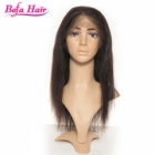 Silky Straight 360 lace frontal wig Human Hair Wigs, Glueless 360 Lace Wigs With High Ponytail Virgin Hair Wigs