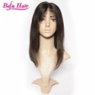 Bob Straight Full Lace Human Hair Wigs, Glueless Full Lace Wigs With High Ponytail Virgin Hair Wigs