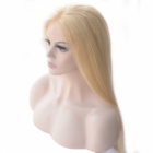Color 613# Straight Brazilian Virgin Hair Full Lace Wig