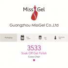 Missgel soak off gel polish