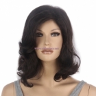 Curly Wig Supplier-Wholesale Good Looking Natural Black Wavy Wig For Women