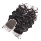 Natural Curly Virgin Human Hair Lace Closure