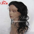 Natural wave lace front wig