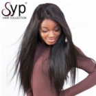 Luxury Grade 100% Virgin Human Hair Straight Full Lace Wig For Black Women 150% density