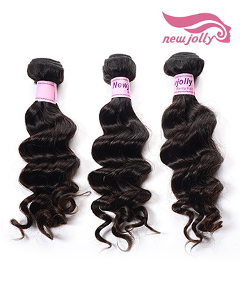 100% virgin indian hair big wave natural color human hair