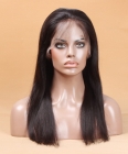Cheap full lace wigs straight style human hair