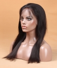 Brazilian virgin hair lace front wig straight style human hair wigs