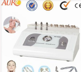 Dermabrasion Microdermabrasion 9 diamond tip 3 wands facial vacuum massage beauty machine