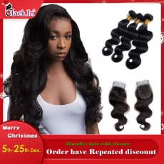 Hair with Closure (3+1) body wave