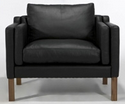 BØRGE MOGENSEN 2211 ONE SEATER SOFA