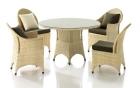 Rattan Dining Table and Chairs Set (RZ1947)