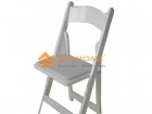 Wood Folding Chair (F1008-White)