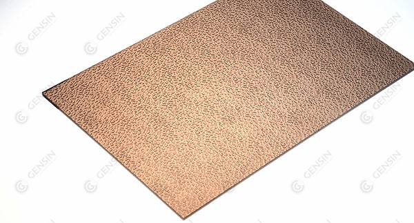 PC embossed sheet