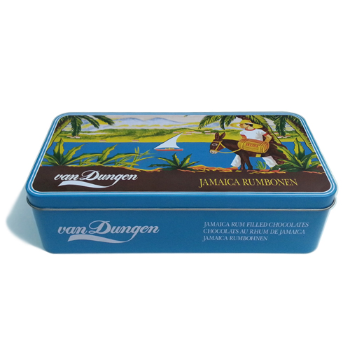 rectangular food tin container