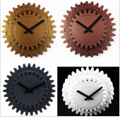 Gear wall clock