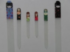 Crystal Glass Nail Files With Printing Handle